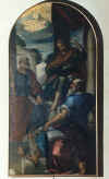 foto R.Pellizzon Otus Pala di Edoardo Fialetti (1573 - 1638) raffigurante S. Giovanni Evangelista fra S. Pietro e S, Paolo.