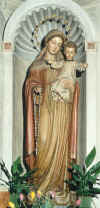 foto R.Pellizzon Otus Statua della Madonna del Rosario. Opera recente.