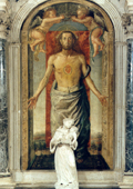 Altare di S. Giovanni Battista con dipinto di  G. Barbisan.